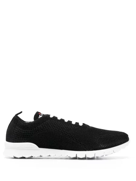Sneakerși Kiton cu broderie negru