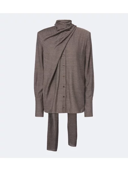 Bluză Mugler maro