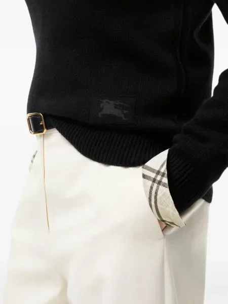 Pulover Burberry din cașmir negru