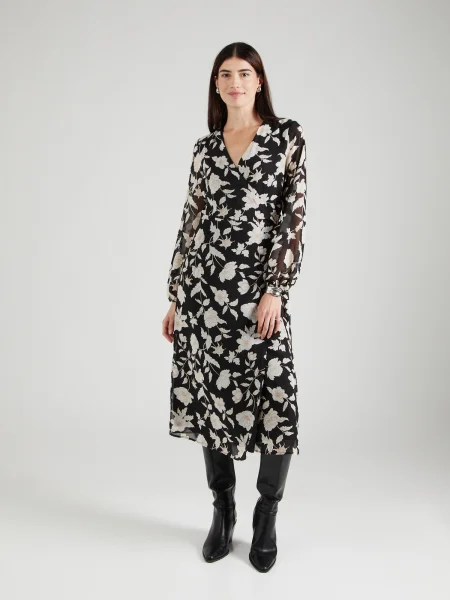 ABOUT YOU Rochie Wendy negru alb