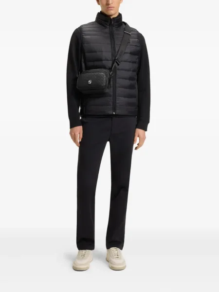 Crossbody taška Boss s autogramem černá