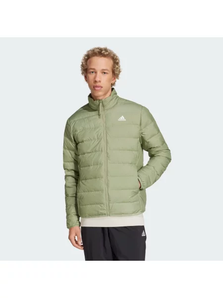 Péřová bunda Adidas zelená