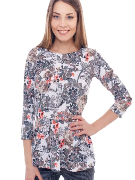 Джемпер LadyLike текстиль сірий