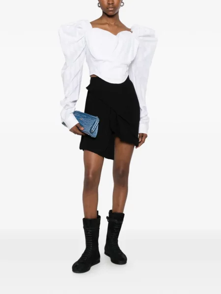 Fusta mini Vivienne Westwood drapată negru