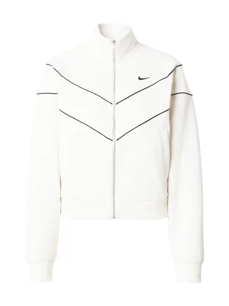 Nike Sportswear Ζακέτα φούτερ ανοικτό μπεζ μαύρο