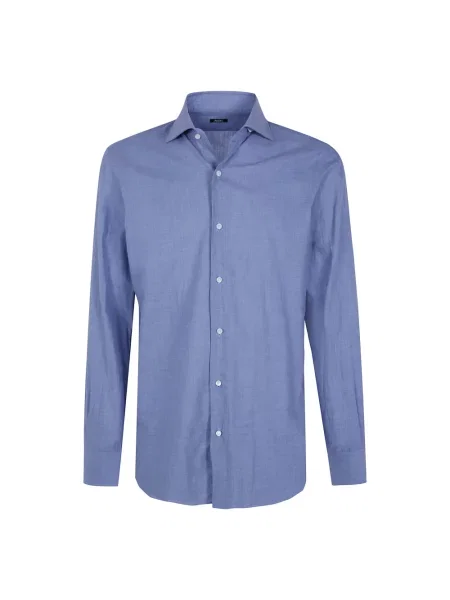 Koszula Barba Napoli casual niebieska