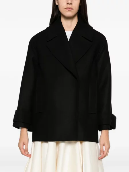 Palton Ivi Collection cu rever negru