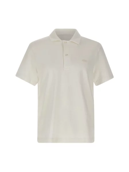 Polo Lacoste Classic Fit Textured czysty L biały