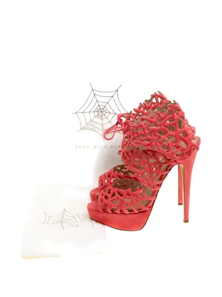 Sandale Charlotte Olympia portocaliu