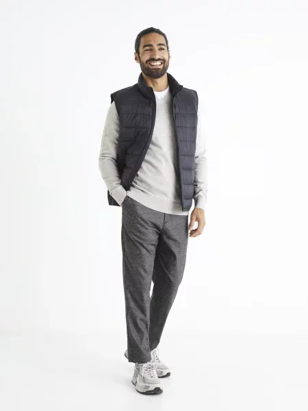 Пуловер Celio сиво