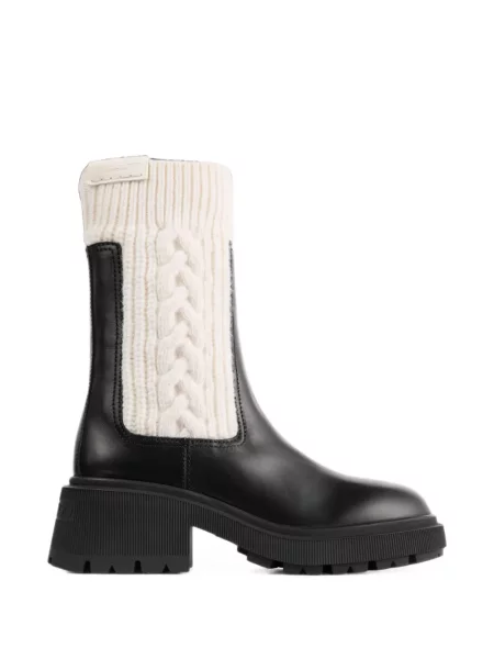 Botine Jimmy Choo tricotate negru