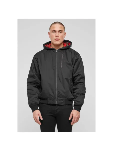 Geacă Brandit cu glugă negru