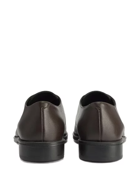 Kožne cipele Giuseppe Zanotti s vezicama smeđa