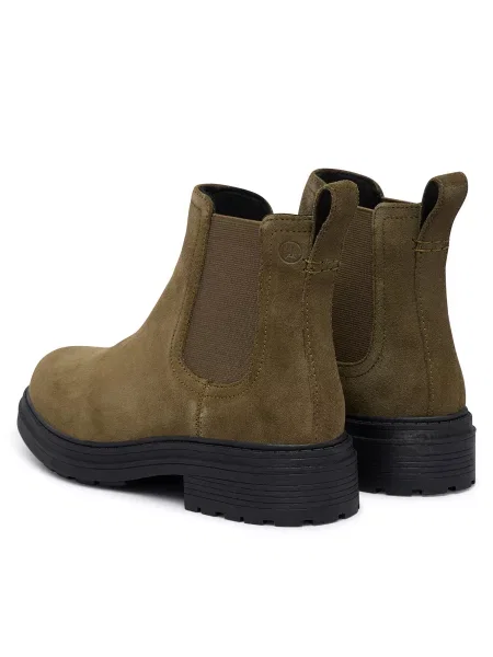 Kotníková obuv s elastickým prvkem Clarks Orinoco 3 Lane zelená