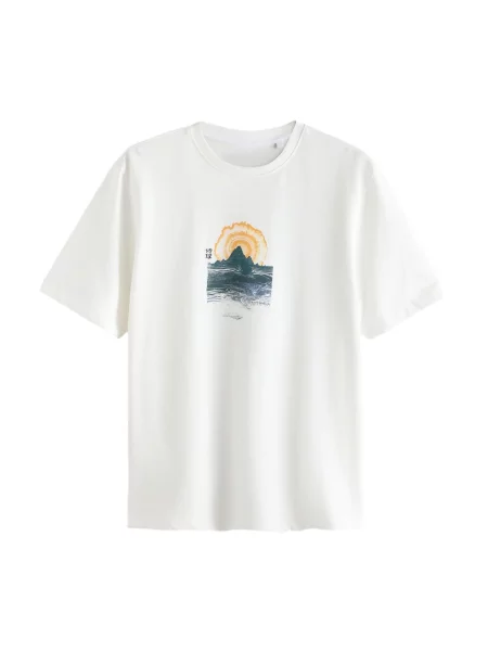 Next Tricou albastru noapte / albastru închis / galben șofran alb
