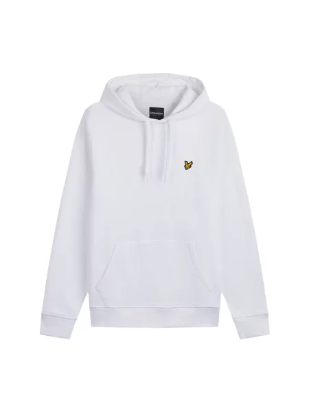 Bluza z kapturem Lyle & Scott z kapturem biała