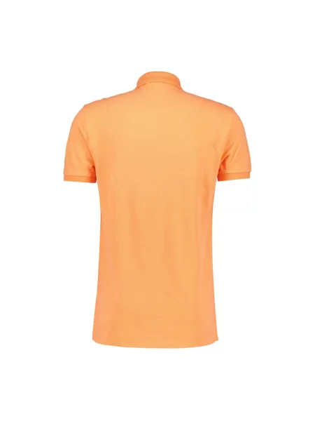 Koszulka polo z wyhaftowanym logo Polo Ralph Lauren pomarańczowa