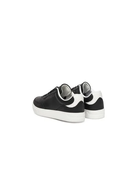 Tommy Hilfiger Kožené tenisky CASUAL CUPSOLE SNEAKER čierna