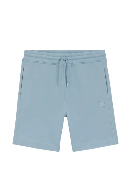 Pantaloni scurți Boss cu autograf cu cordon albastru