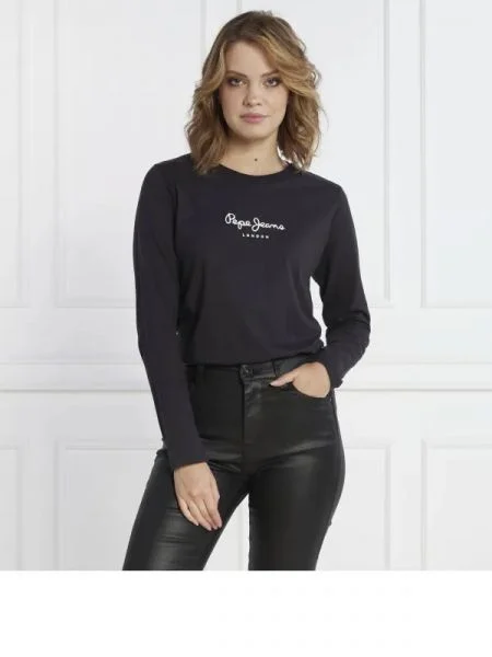 Pepe Jeans London Bluză negru