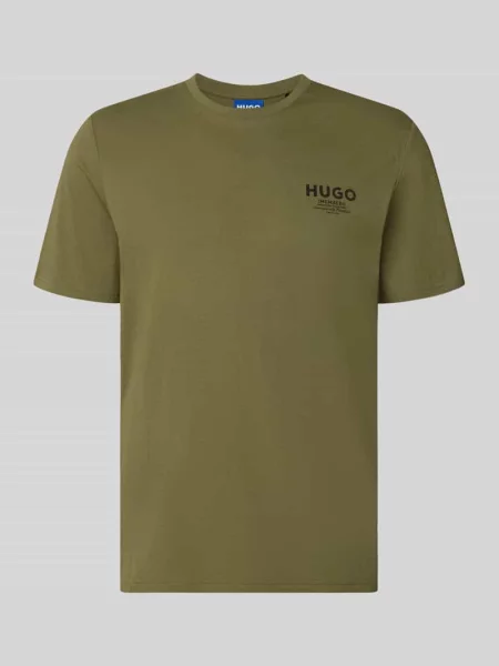 HUGO Blue T-shirt Nesptee oliwkowa