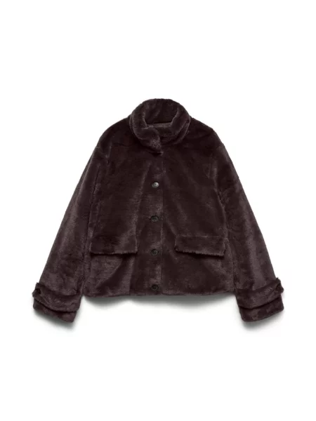 VERO MODA Geacă de primăvară-toamnă ciocolatiu