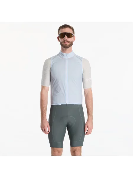 Vestă Rapha Brevet Element Wind Gilet Ice/ Silver M