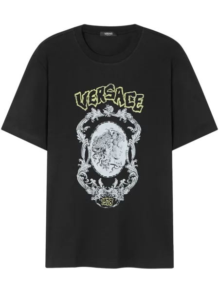 Tricou Versace cu imagine negru