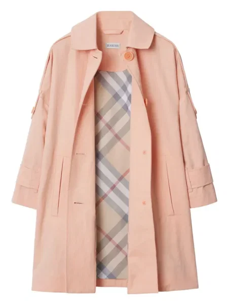Dětské kabát Burberry růžový
