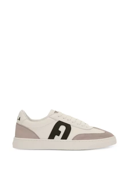 Sneakerși Furla cu autograf alb