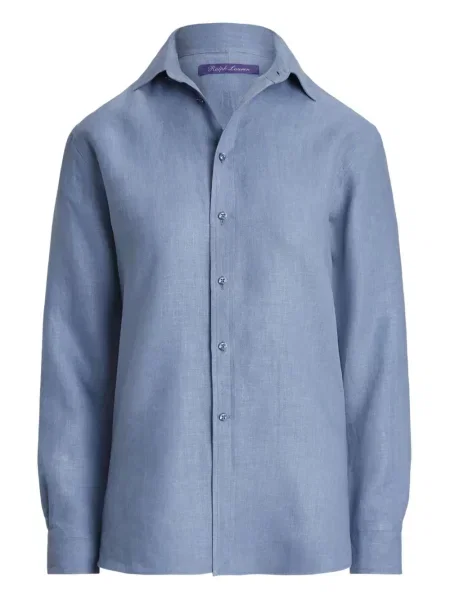 Cămașă Ralph Lauren Collection de in albastru