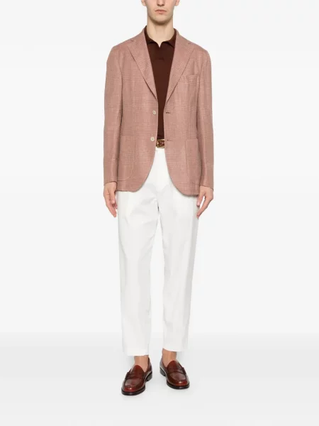 Pantaloni Eleventy alb