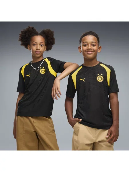 PUMA Młodzieżowa koszulka Borussia Dortmund Akcesoria czarny