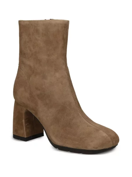 Botine Ash din piele de căprioară maro