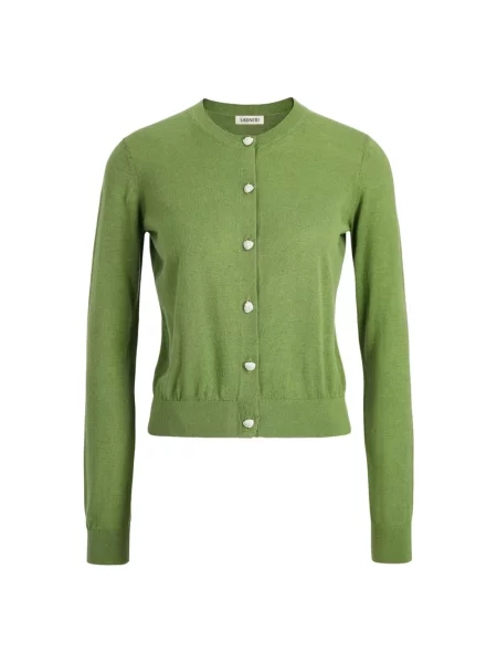 Kardigan Ladneri z kaszmiru zielony