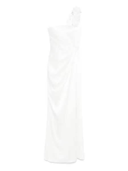 Rochie Silk Love & Lace de mătase de costum alb