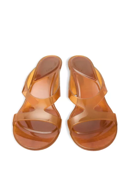 Papuci tip mules Jimmy Choo portocaliu