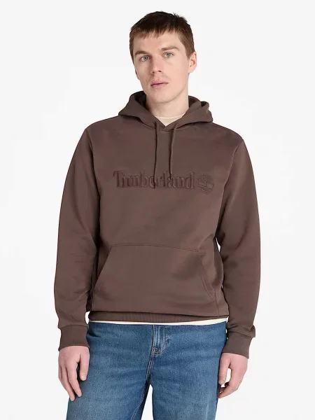 Худі Timberland бавовна/поліестер коричневий