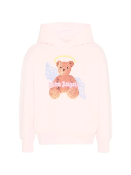 Bluza z kapturem dziecięca Palm Angels różowa