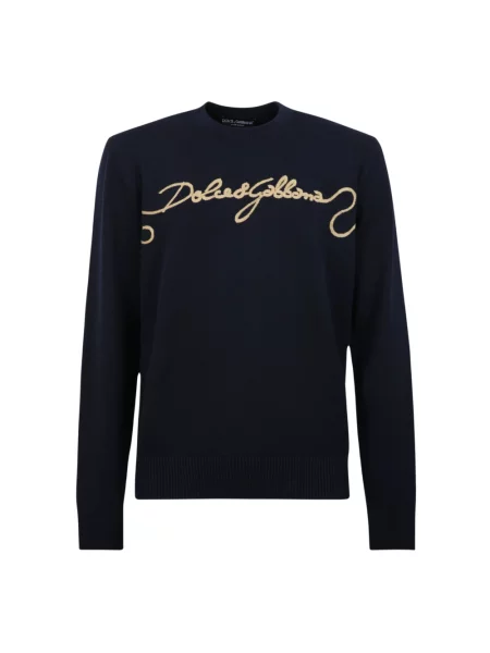 Sweter Dolce And Gabbana niebieski