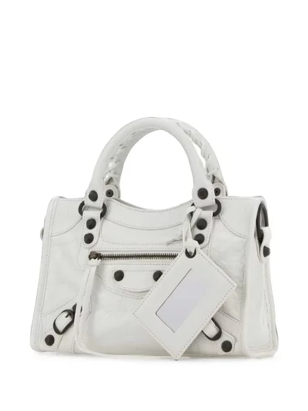 Geantă shopper Balenciaga alb