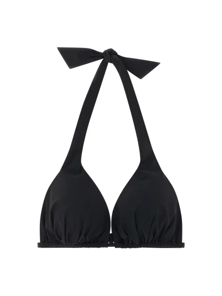 Top Dolce&gabbana z dekoltem halter ze spandexu czarny