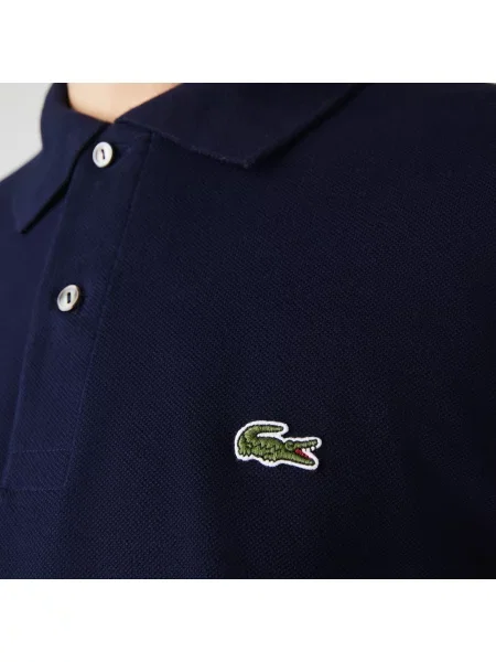 Поло Lacoste синее
