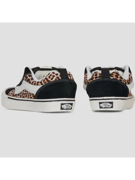 Pantofi Vans cu model leopard bej