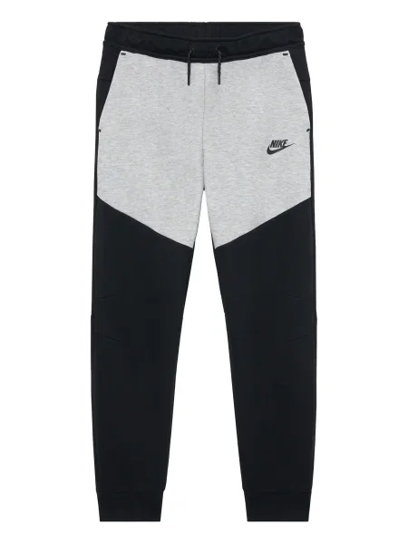 Nike Sportswear Pantaloni TCH FLC gri deschis negru