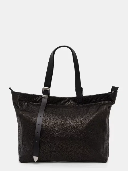 AllSaints geantă de piele negru