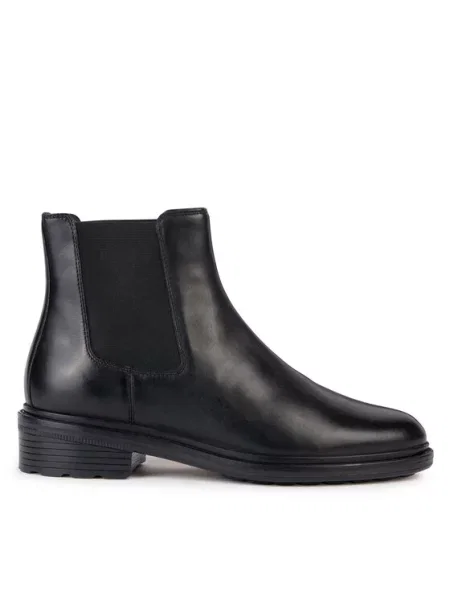Buty do kostki Geox skórzane czarne