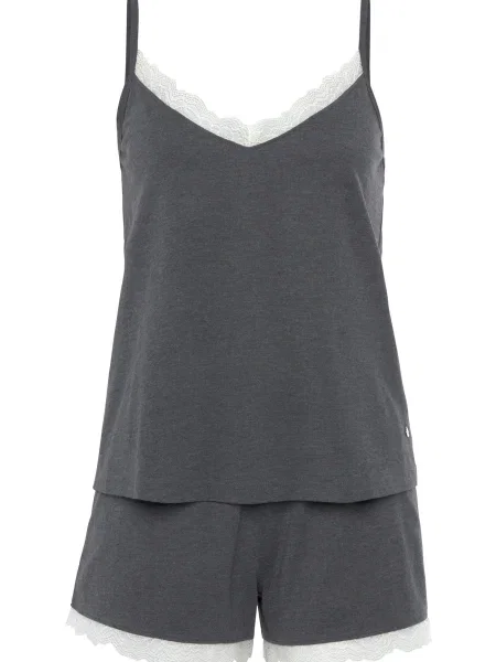 S.Oliver Pantaloni scurți gri alb