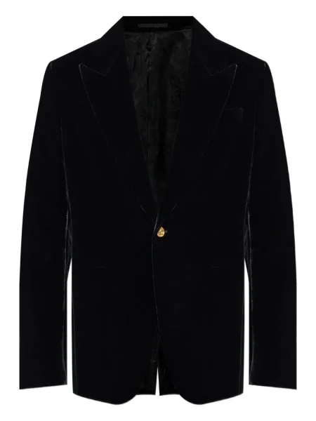 Geacă Versace de catifea negru
