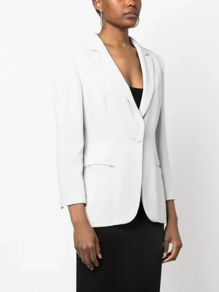 Jednořadé sako Giorgio Armani Pre-owned modré